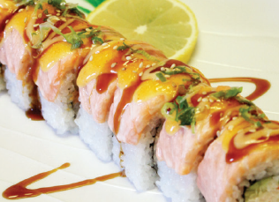 Baked Salmon roll