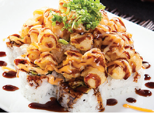 Popcorn Scallop roll